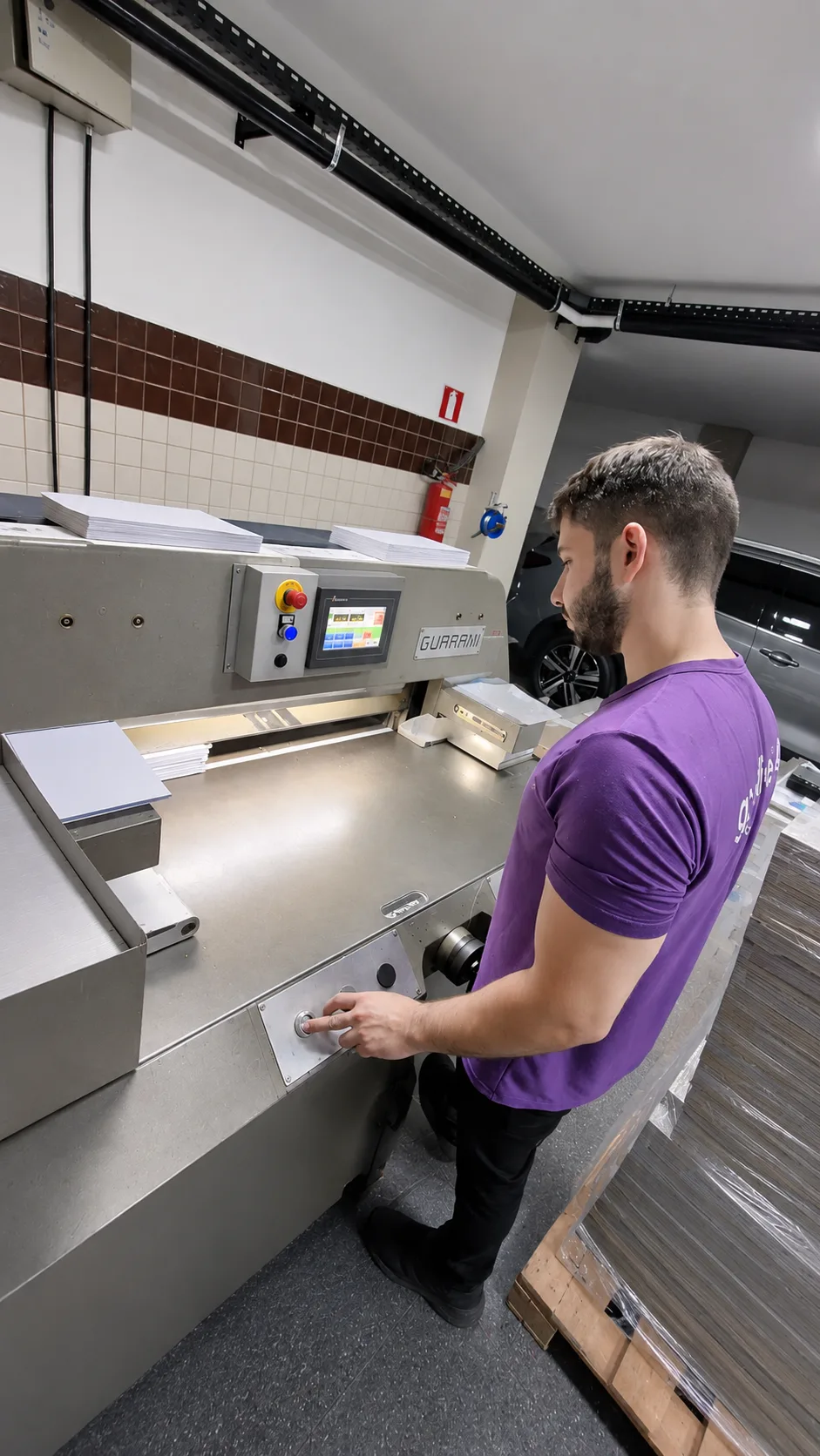 Túlio, operador de produção da Gratifike