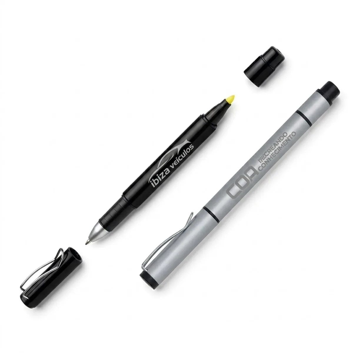 Caneta Marca Texto laser personalizada com logo