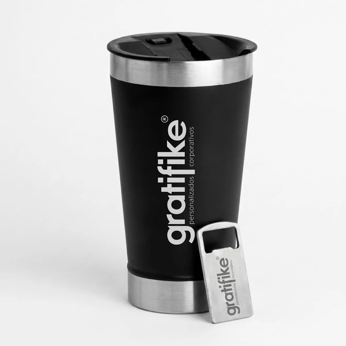 Copo Térmico c/ Abridor 500ml personalizado com logo