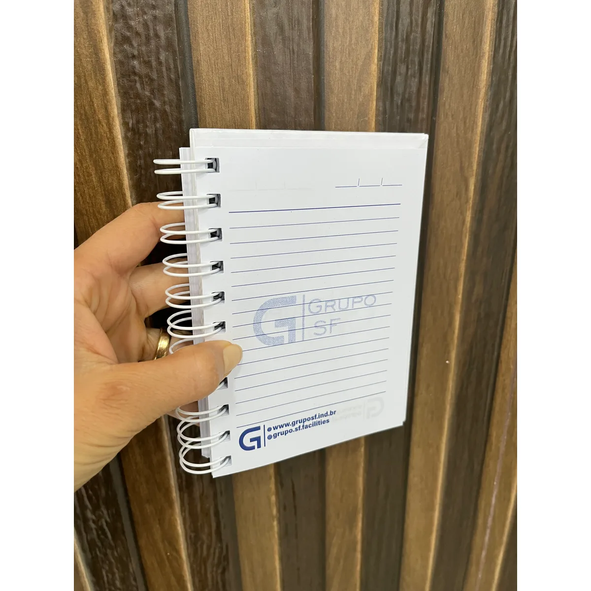 Caderno Corporativo 10x15cm capa dura 100fls — foto 3