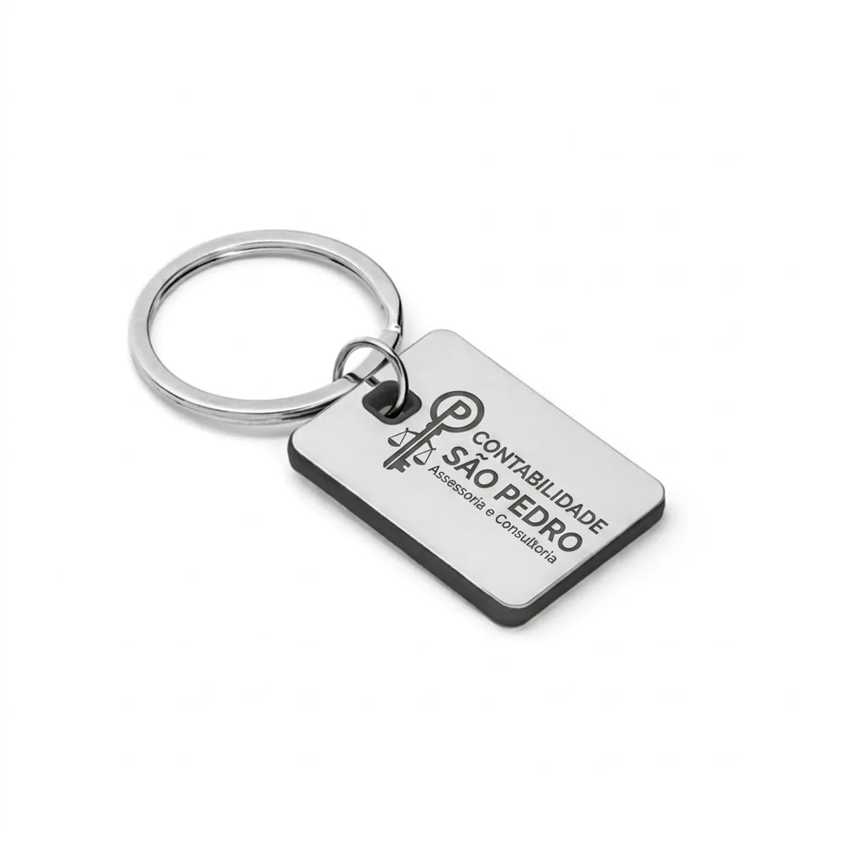 Chaveiro Plaquinha 3x4cm personalizado com logo
