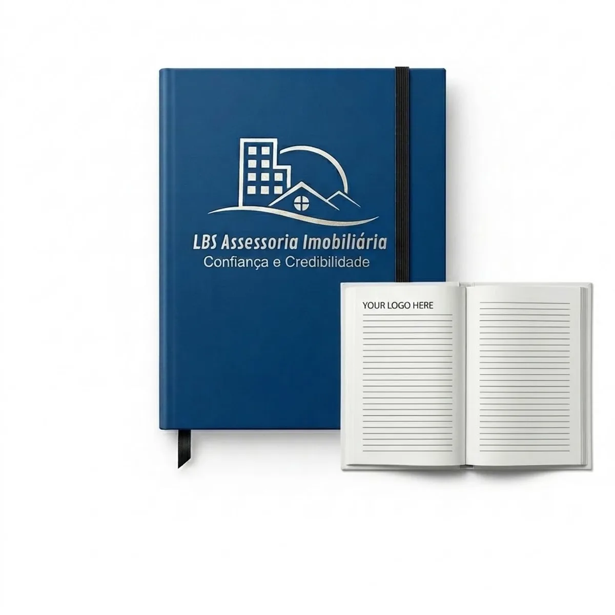 Caderno Gratiskine Personalizado 15x21cm Capa Dura com logo