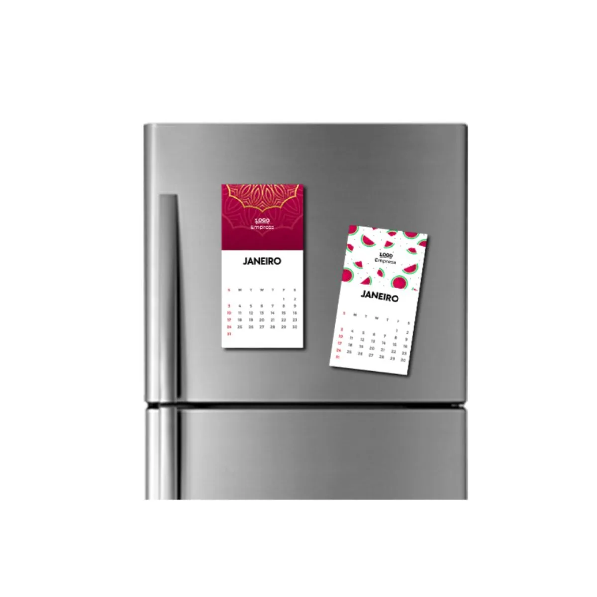 Calendário com Ímã 9x5 cm personalizado com logo