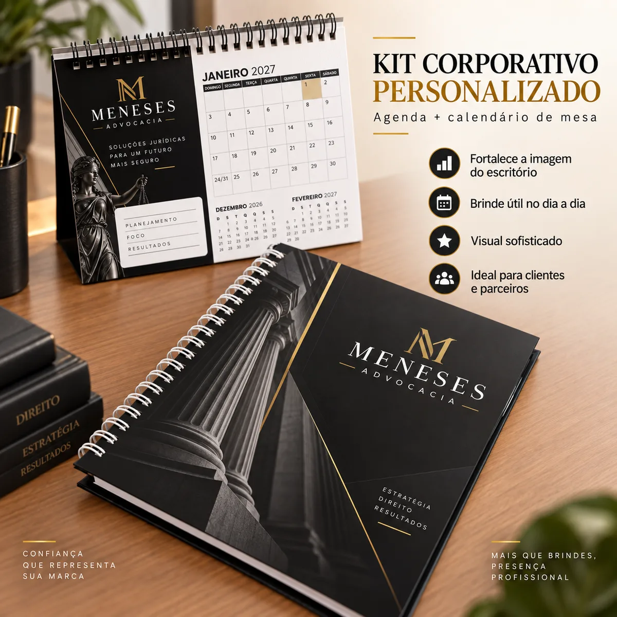 Kit Agenda 2027 + Calendário de Mesa — foto 2