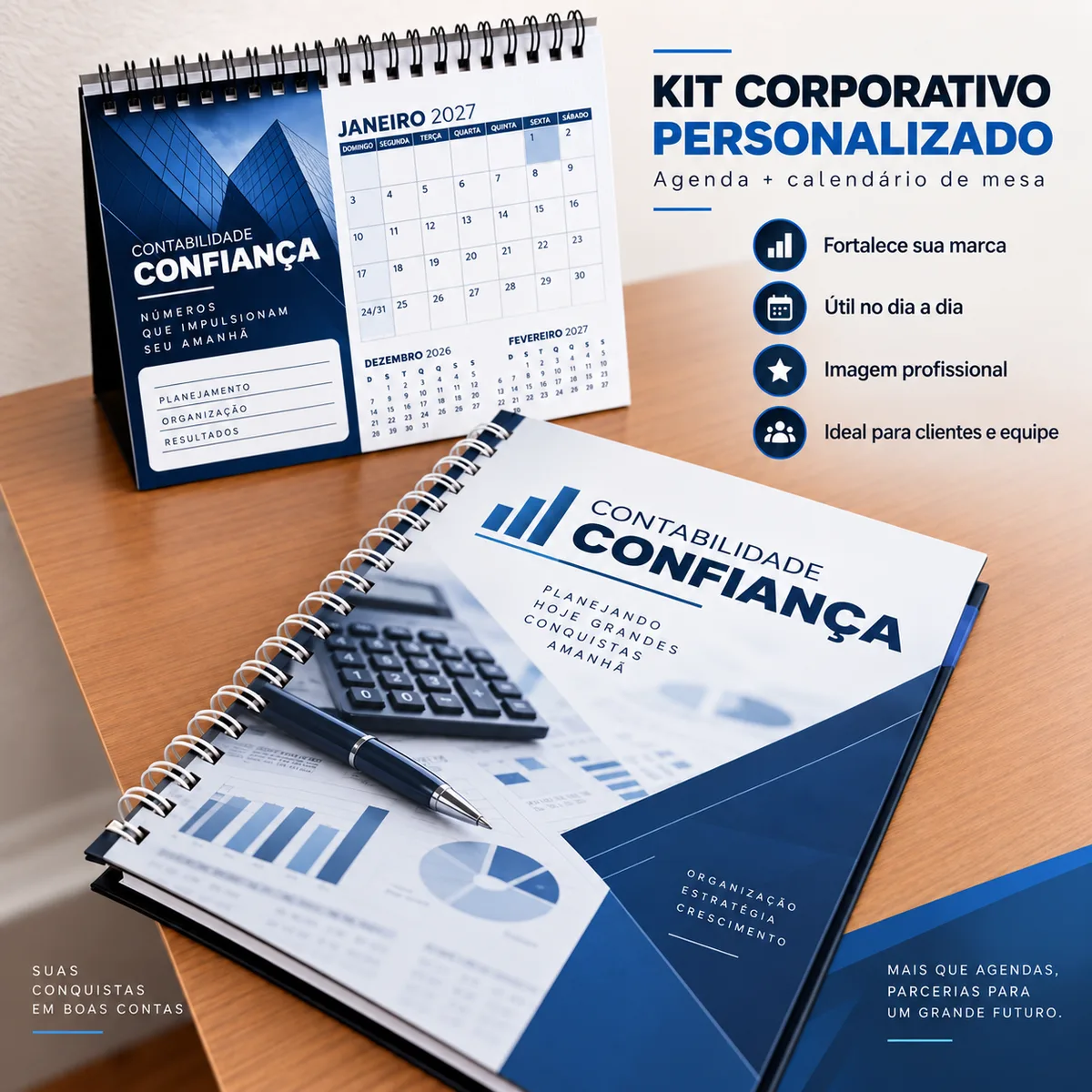 Kit Agenda 2027 + Calendário de Mesa — foto 3