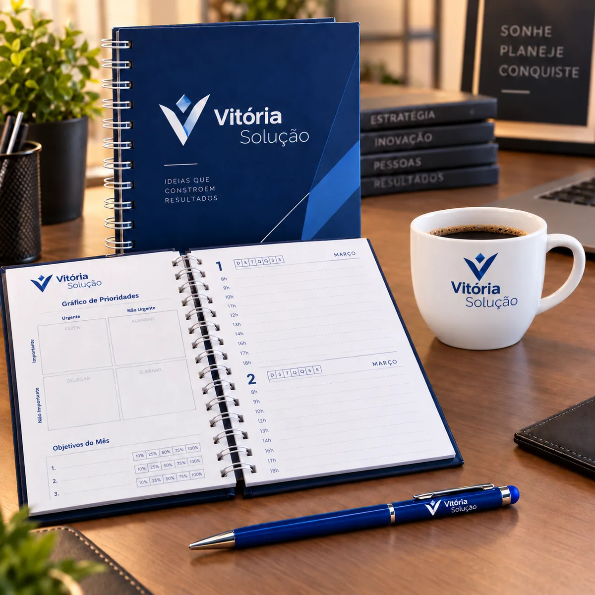 Kit Planner + Caneta Executiva + Xícara — foto 2