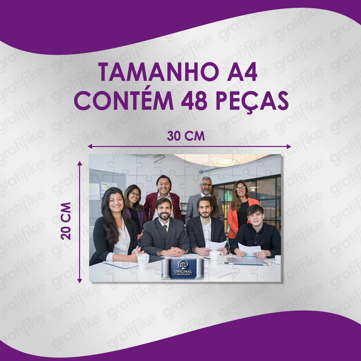 Quebra-Cabeça Personalizado em MDF — foto 2
