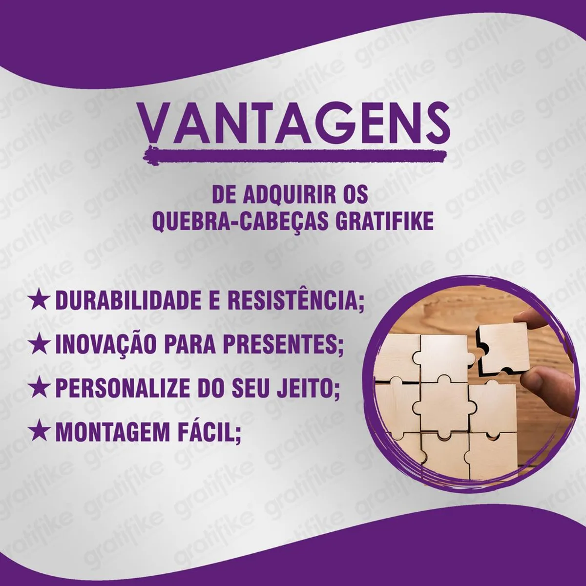 Quebra-Cabeça Personalizado em MDF — foto 3